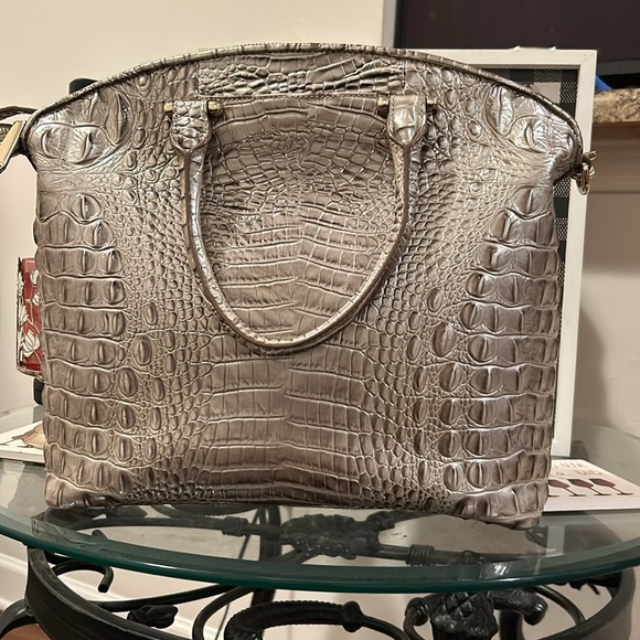 Rare Brahmin Beige Lamballe Duxbury with Matching Ady Wallet - Picture 5 of 16